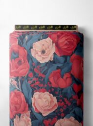 Bloom flower style with red,pink colors