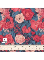 Bloom flower style with red,pink colors - Image 5