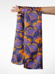 Petal flower style with purple,orange colors - Image 3