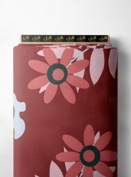 Petal flower style with pink,red colors