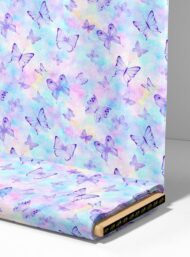 Butterfly flower style with purple,blue colors - Image 4