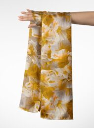 Bloom flower style with white, yellow colors - Image 3