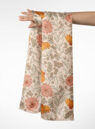 Bloom flower style with pink,orange colors - Image 3