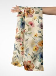 Bloom flower style with pink,blue colors - Image 3