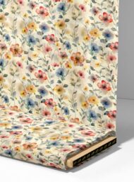 Bloom flower style with pink,blue colors - Image 4