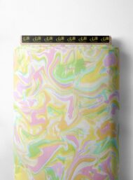 Flower abstract style with yellow,pink colors