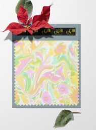 Flower abstract style with yellow,pink colors - Image 6
