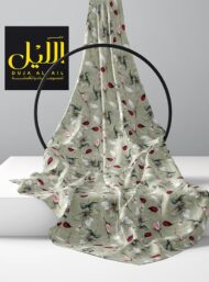 Rose flower style with green,pink colors - Image 2