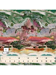 Green abstract style with green,pink colors - Image 5