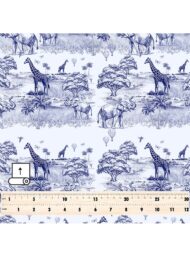 Giraffe animal style with blue colors - Image 5