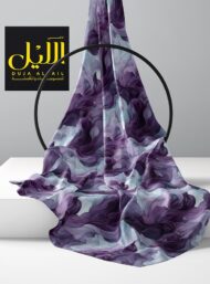 Fluid abstract style with purple,white colors - Image 2