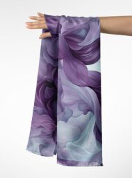 Fluid abstract style with purple,white colors - Image 3