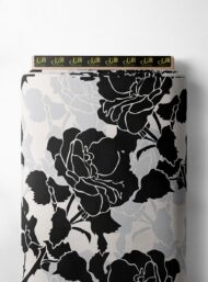 Rose flower style with black,grey colors