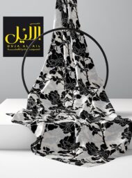 Rose flower style with black,grey colors - Image 2