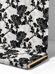 Rose flower style with black,grey colors - Image 4