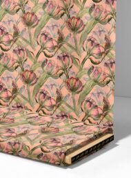 Tulip flower style with pink,green colors - Image 4