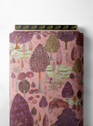 Tree nature style with pink,green colors