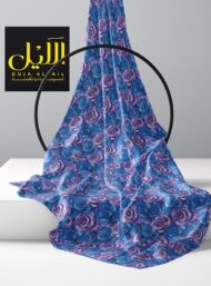 Rose flower style with blue,purple colors - Image 2