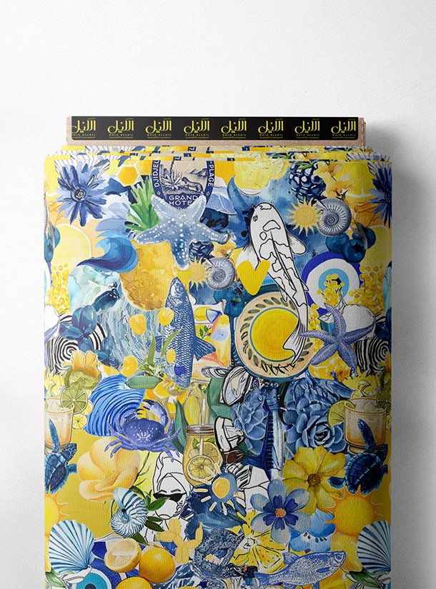 LAI01-3249_1.jpg Fish nature style with yellow, blue colors - Image 1