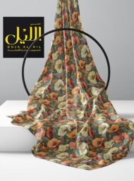 Petal flower style with orange,white colors - Image 2