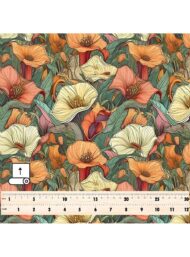 Petal flower style with orange,white colors - Image 5