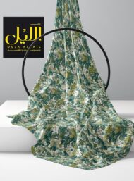 Leaf flower style with green,white colors - Image 2