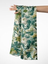 Leaf flower style with green,white colors - Image 3