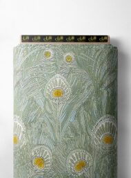 Bloom flower style with yellow,green colors