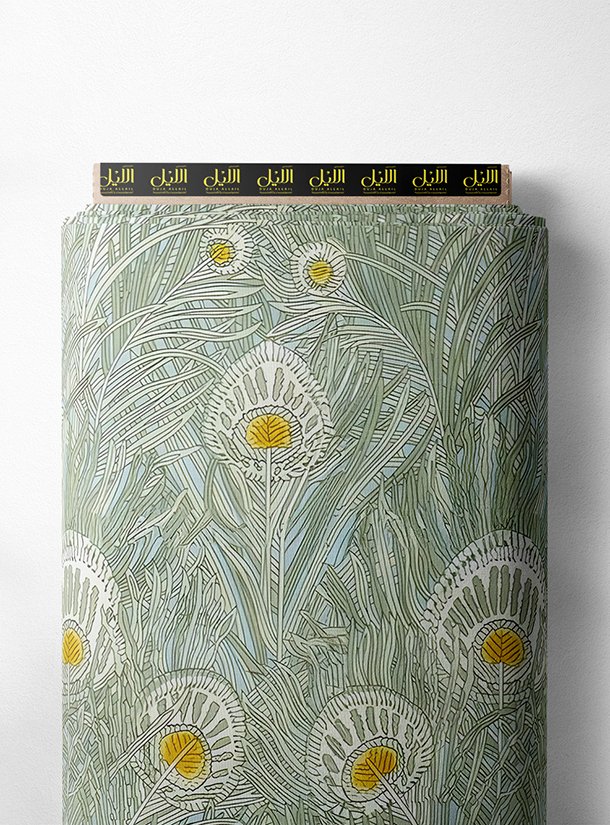 LAI01-3254_1.jpg Bloom flower style with yellow,green colors - Image 1