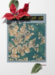 Rose flower style with grey,green colors - Image 6