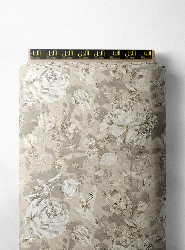 LAI01-3258_1.jpg Petal flower style with white,brown colors - Image 1