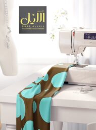 Circle geometric style with blue, brown colors - Image 7