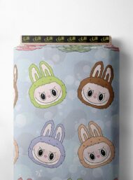 Bunny others style with pink,green colors