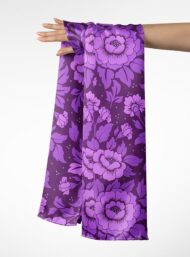 Bloom flower style with purple, green colors - Image 3