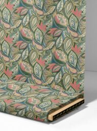 Leaf flower style with green, pink colors - Image 4