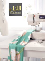 Tulip flower style with white, green colors - Image 7