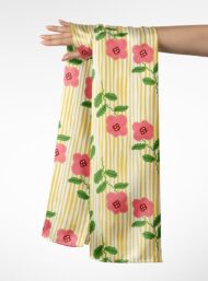 Leaf flower style with pink,green colors - Image 3