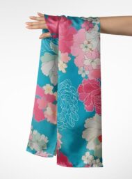 Bloom flower style with pink,green colors - Image 3