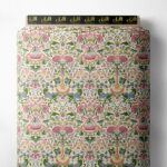 Petal flower style with pink,green colors