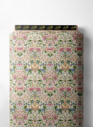 Petal flower style with pink,green colors