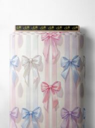 Bow others style with pink,blue colors