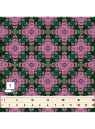 Bloom flower style with pink,green colors - Image 5