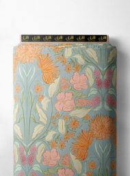 Bloom flower style with pink,orange colors