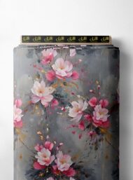 Petal flower style with pink,white colors