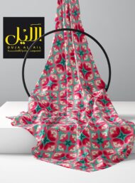 Petal flower style with red,green colors - Image 2