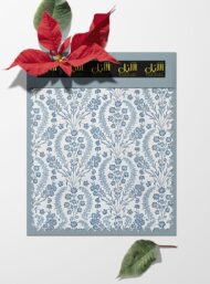 Bloom flower style with blue, white colors - Image 6