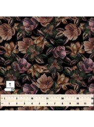 Bloom flower style with brown,green colors - Image 5