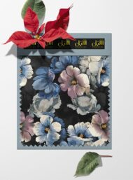 Petal flower style with blue,pink colors - Image 6