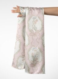 Ribbon flower style with pink,white colors - Image 3