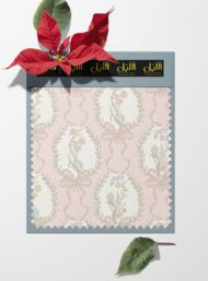 Ribbon flower style with pink,white colors - Image 6